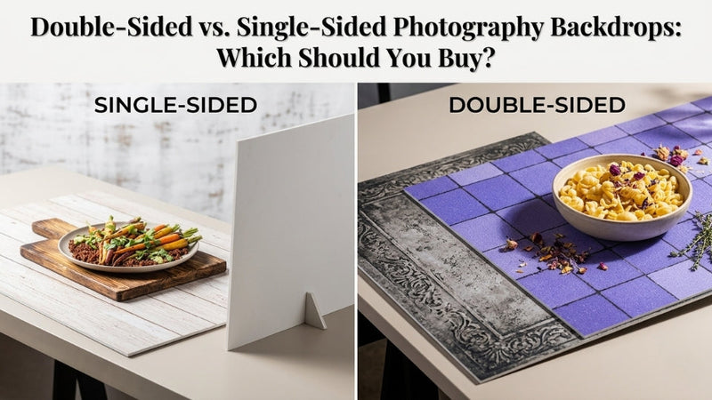 Double-Sided vs. Single-Sided Photography Backdrops: Which Should You Buy?