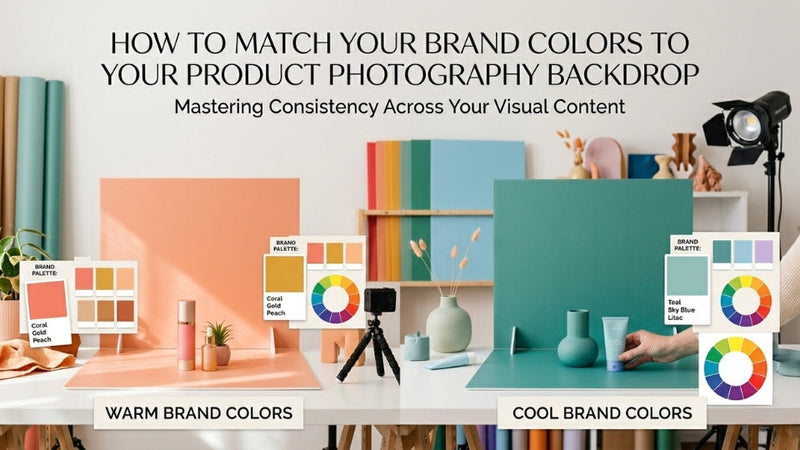 How to Match Your Brand Colors to Your Product Photography Backdrop