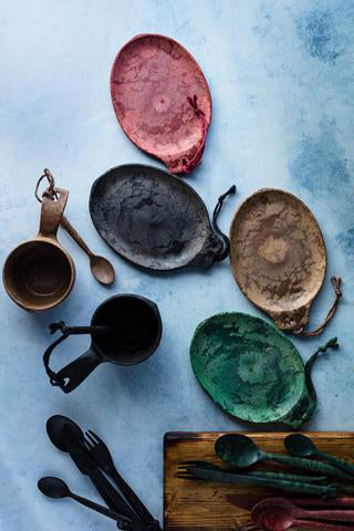 Faux Stoneware & Utensils